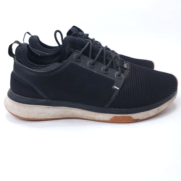 Kuru Women's ATOM Sneakers Jet Black/White/Gum size 11.5 205601115 - Picture 1 of 7